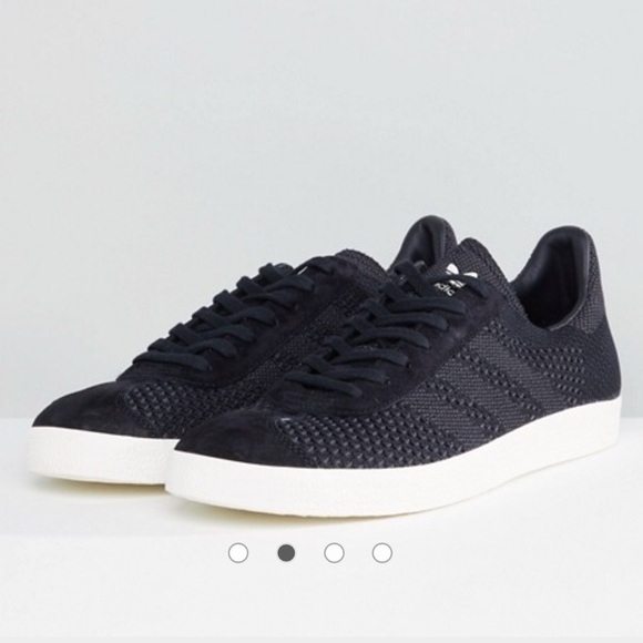 adidas Originals Gazelle Primeknit Trainers Black - Picture 2 of 4
